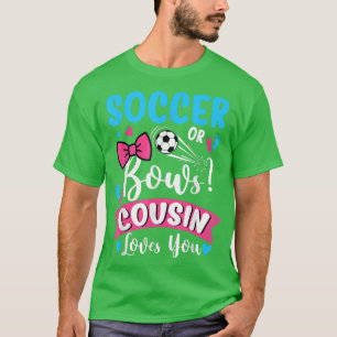 Camiseta Futebol Ou Arcos Primo Te Ama Sexo Reveal Bebê
