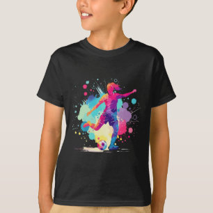 Camiseta Futebol, Para Meninas E Gráfico De Futebol Mulhere
