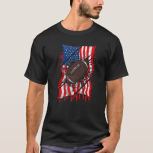 Camiseta Futebol Patriótico 4 De Julho Bandeira Americana M