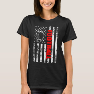 Camiseta Futebol Patriótico da bandeira americana