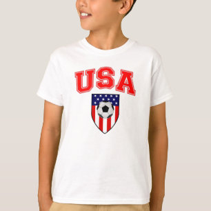 Camiseta Futebol Patriótico dos EUA