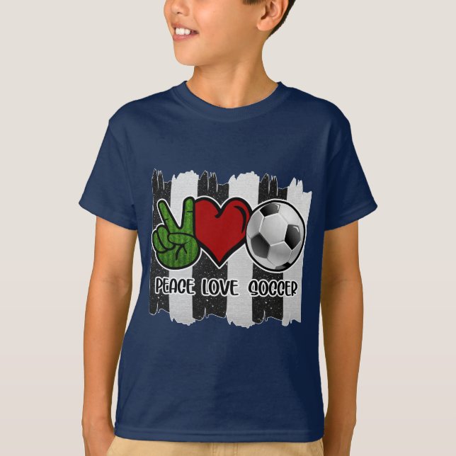 Camiseta Futebol Peace and Love (Frente)