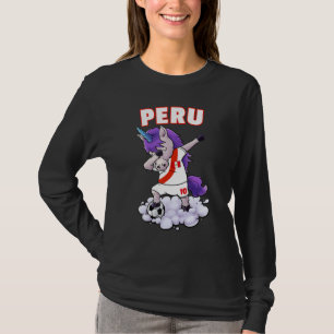 Camiseta Futebol Peruano Futebol Peru Dabbing Para