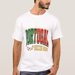 Camiseta Futebol Portugal 2026 Futebol Negrito País Tipogra
