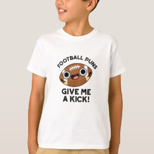 Camiseta Futebol Puns Me Dá Um Jogo Engraçado
