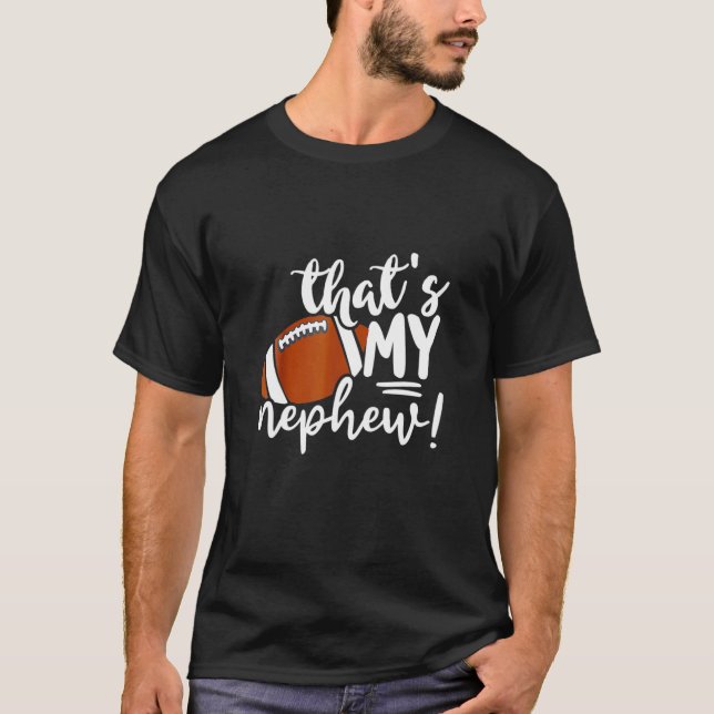 Camiseta Futebol que é meu sobrinho para tia tio (Frente)