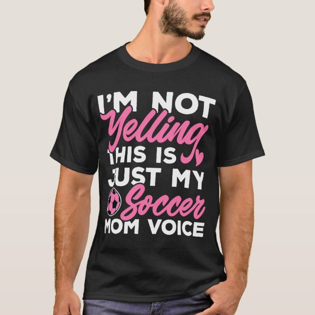 Camiseta Futebol que eu não estou gritando É só minha mãe d (Frente)