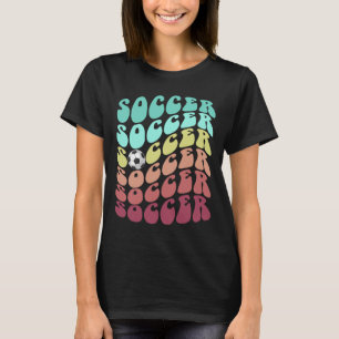Camiseta Futebol retrô apenas menino menina que ama jogar c