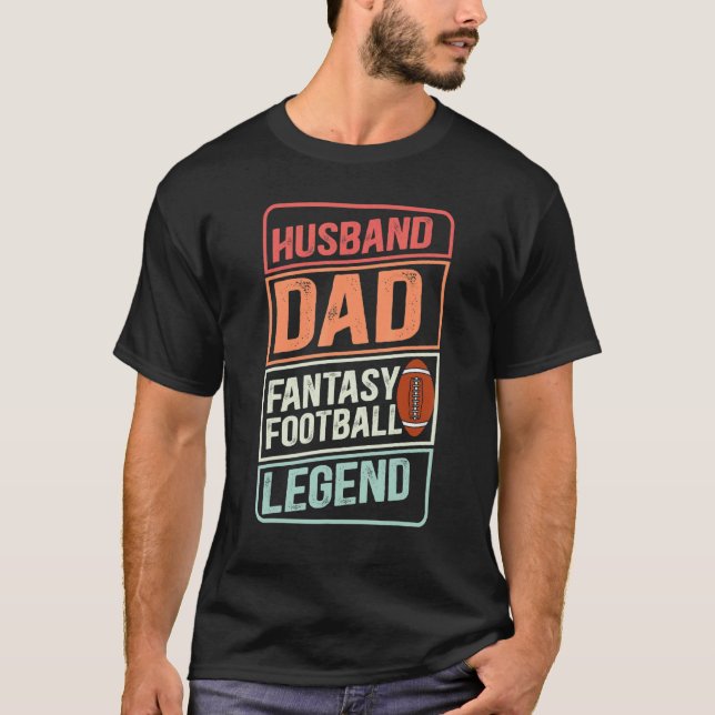Camiseta futebol Retro Husband Pai Fantasy (Frente)