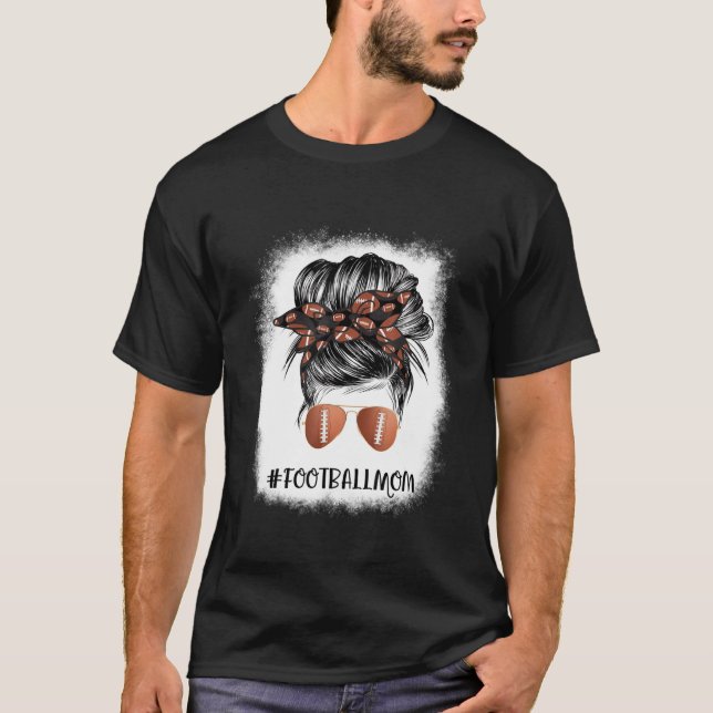 Camiseta Futebol Sangrento A Mãe A Vida Com Leopardo E Mens (Frente)