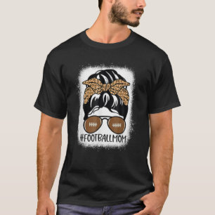 Camiseta Futebol Sangrento, mãe, vida com leopardo
