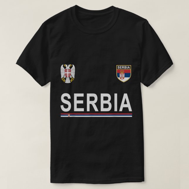 Camiseta Futebol Sérvia - Jersey 2017 (Frente do Design)