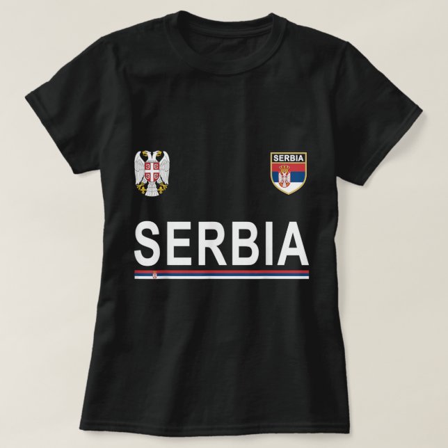 Camiseta Futebol Sérvia - Jersey 2017 (Frente do Design)