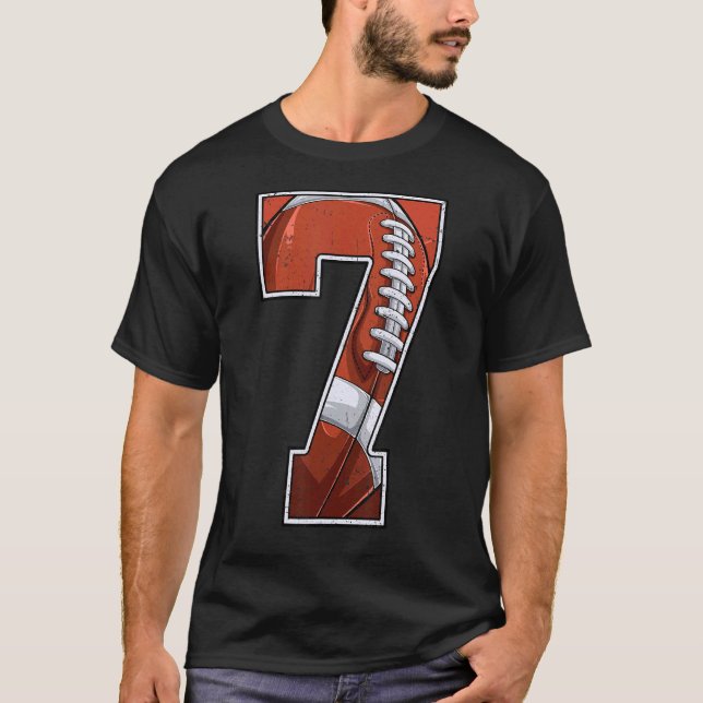 Camiseta Futebol Sétimo 7 de Aniversário 7 Sete Anos (Frente)
