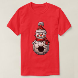 Camiseta Futebol Snowman Natal