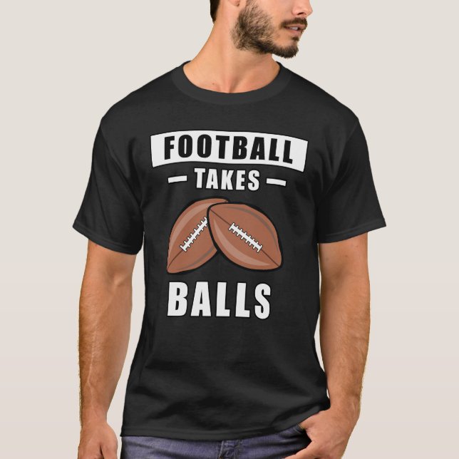 Camiseta Futebol toma bolas - Engraçado (Frente)