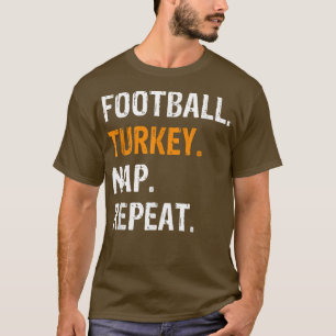 Camiseta Futebol Turquia Nap Repete Ação de Graças Engraçad