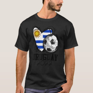 Camiseta Futebol uruguaio bandeira uruguaia Orgulho do país