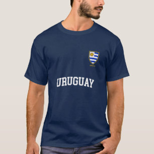 Camiseta Futebol uruguaio do time de esportes Jersey