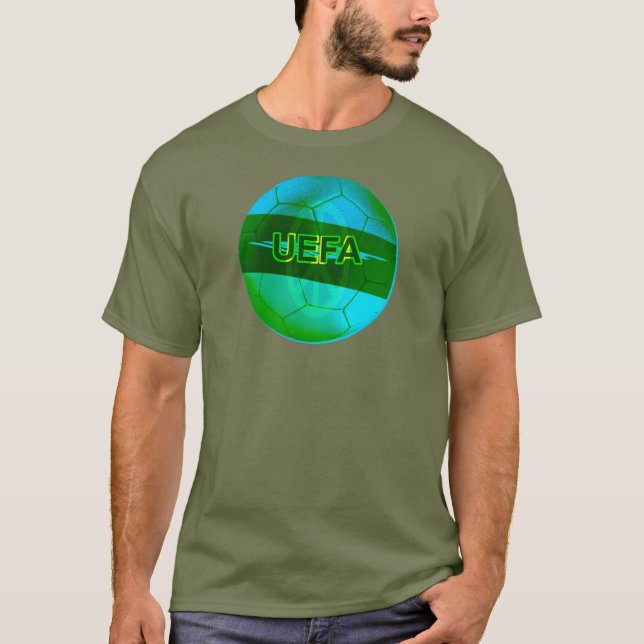 Camiseta Futebol Verde Neon (Frente)
