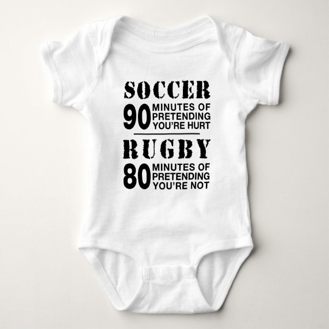 Camiseta Futebol vs Rugby (Frente)