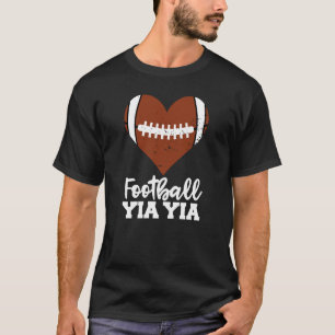 Camiseta Futebol Yia Yia Coração de Futebol Vovó Yia Yia