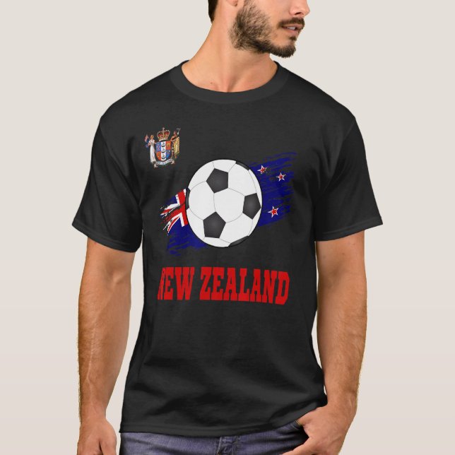 Camiseta Futebol Zealander da Nova Zelândia (Frente)