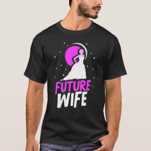 Camiseta Futura Esposa Bachelorette Casamento Noiva Festa d
