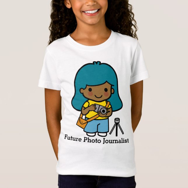 Camiseta Futura Fotógrafo/Jornalista Fotográfico (Frente)