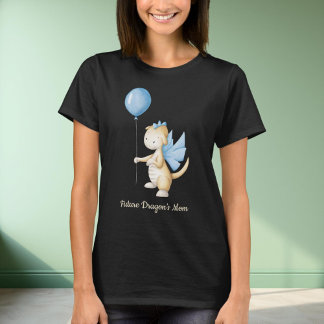 Camiseta Futura Mãe do Dragão Negro Bebê Dragão