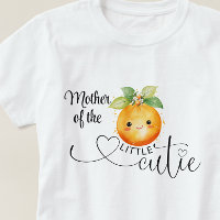 Futura Mãe do Pequeno Laranja Citrino Fofo