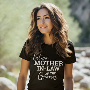 Camiseta Futura Mãe em Direito do Casamento do Groom BV