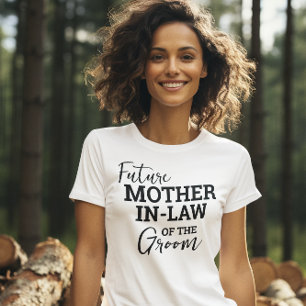 Camiseta Futura Mãe em Direito do Casamento do Groom WV