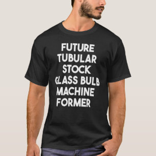 Camiseta Futura Máquina De Vidro Tubular Antiga