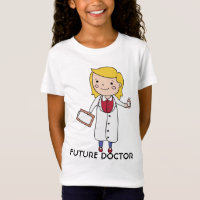 Futura Médica Menina Cabelo Loiro