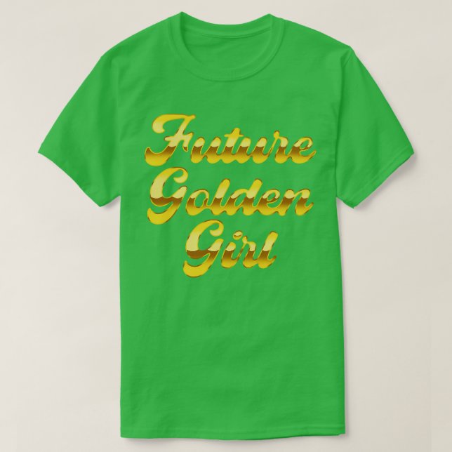 Camiseta Futura Ouro (Frente do Design)