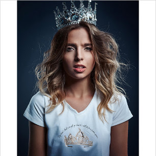 Camiseta futura rainha da tiara quebrada