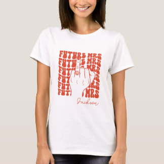 Camiseta Futura Senhora Sobrenome Personalizado Negrito Noi