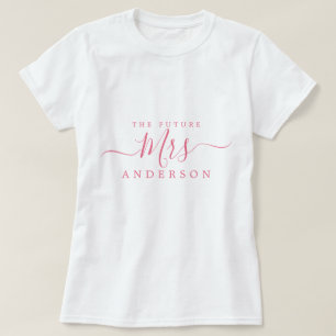 Camiseta Futura Sra Roteiro Personalizado Nome Noiva a ser