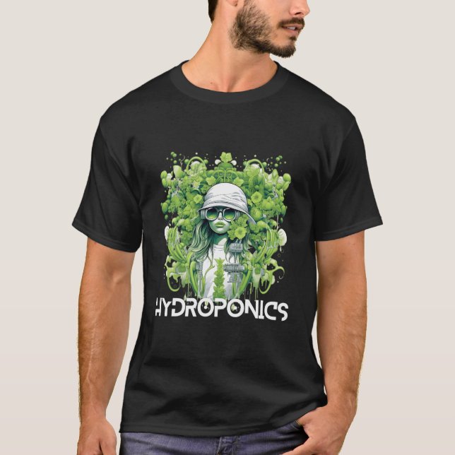 Camiseta Futuramente Aeroponímica Hidroponia Horticultura C (Frente)