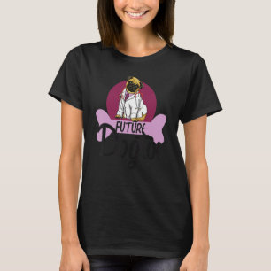 Camiseta Futuras Dogtor Mulheres Cachorro Corgi Amor