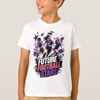 Camiseta Futuras Estrelas do Futebol Futebol Feminino Inspi