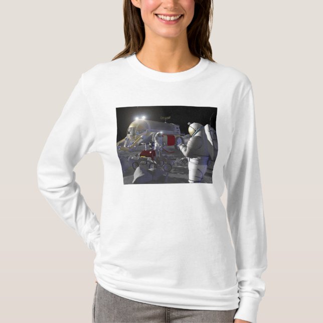 Camiseta Futuras missões de exploração espacial 11 (Frente)