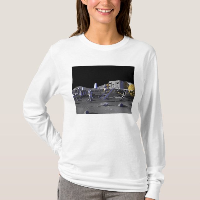 Camiseta Futuras missões de exploração espacial 13 (Frente)