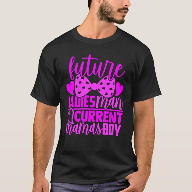 Camiseta Futuras Senhoras Homem Atual Filho Namorados Mamas (Frente)