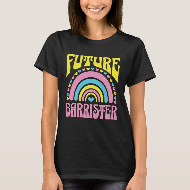 Camiseta Future Barrister Bright Retro Rainbow Barristers T (Frente)