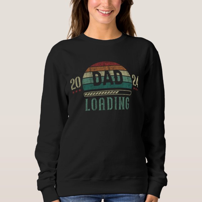 Camiseta Future Dad Expectant Dad Dad to be Dad 2024 loadin (Frente)