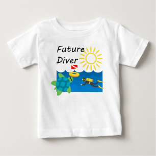 Camiseta Future Diver Design - Baby Fine Jersey T Shirt