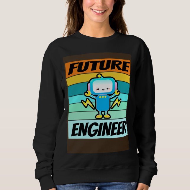 Camiseta Future Engineer Shirt Boys Girls Software Engineer (Frente)
