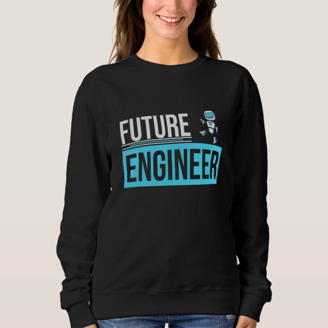 Camiseta Future Engineer U2013 Robotics Robot Engineer Mach (Frente)